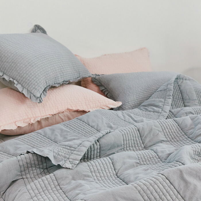 楽天市場】イブル フリル 200×230 ヌビ Qサイズ Kサイズ 韓国 イブル