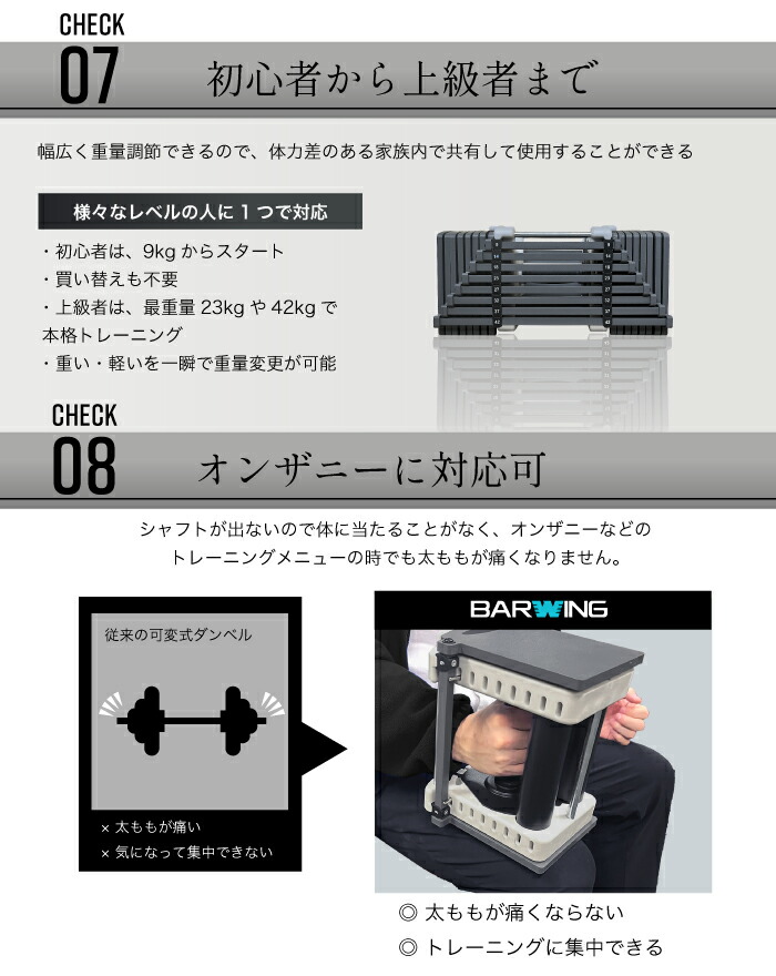 楽天市場】□3/11迄 スーパーセール□ 可変式ダンベル 2個セット 23kg