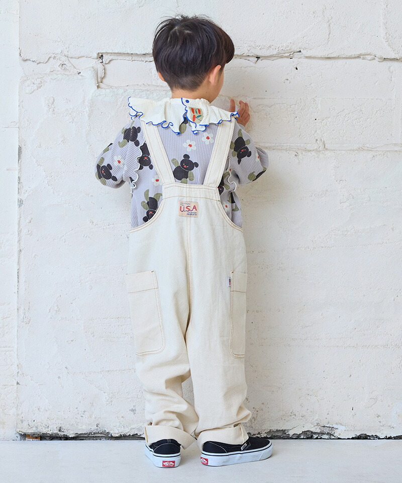 楽天市場】【COTTON from U.S.A】ビッグポケットデニムオーバーオール