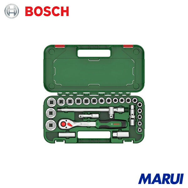 楽天市場】ボッシュ ラチェットセット 1/2インチ25ピース 1S