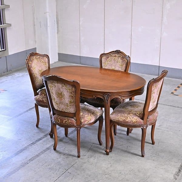 楽天市場】カリモク ドマーニ「LOUIS XV/ルイ15」ダイニング5点セット