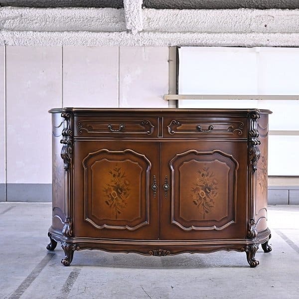 楽天市場】カリモク ドマーニ 80万「ルイ15」サイドボード 象嵌細工