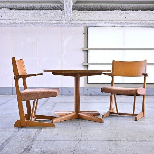 飛騨産業 キツツキ 長方形 木製 クラシック ダイニングテーブル USED