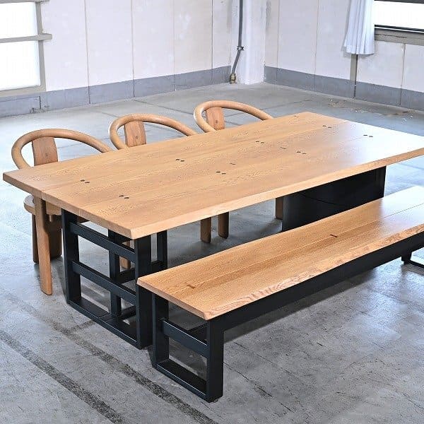 楽天市場】匠工芸 「BAN」ダイニング5点セット オーク無垢材 ナラ