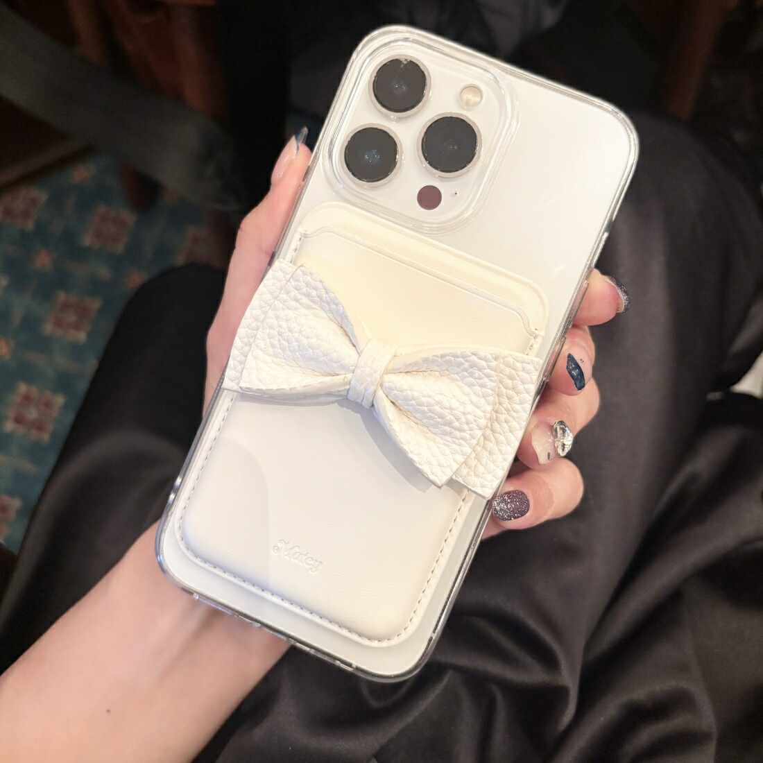 楽天市場】iP17対応【公式】グレースリボン MagSafe クリアiPhone