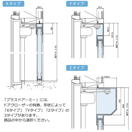楽天市場】Kタイプ プラスドアーミー【Z型】後付け玄関収納網戸 W1101
