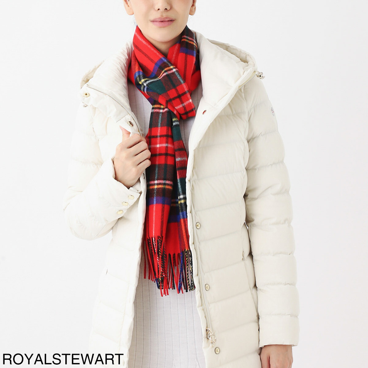 楽天市場】ジョンストンズ JOHNSTONS OF ELGIN カシミヤ中判ストール