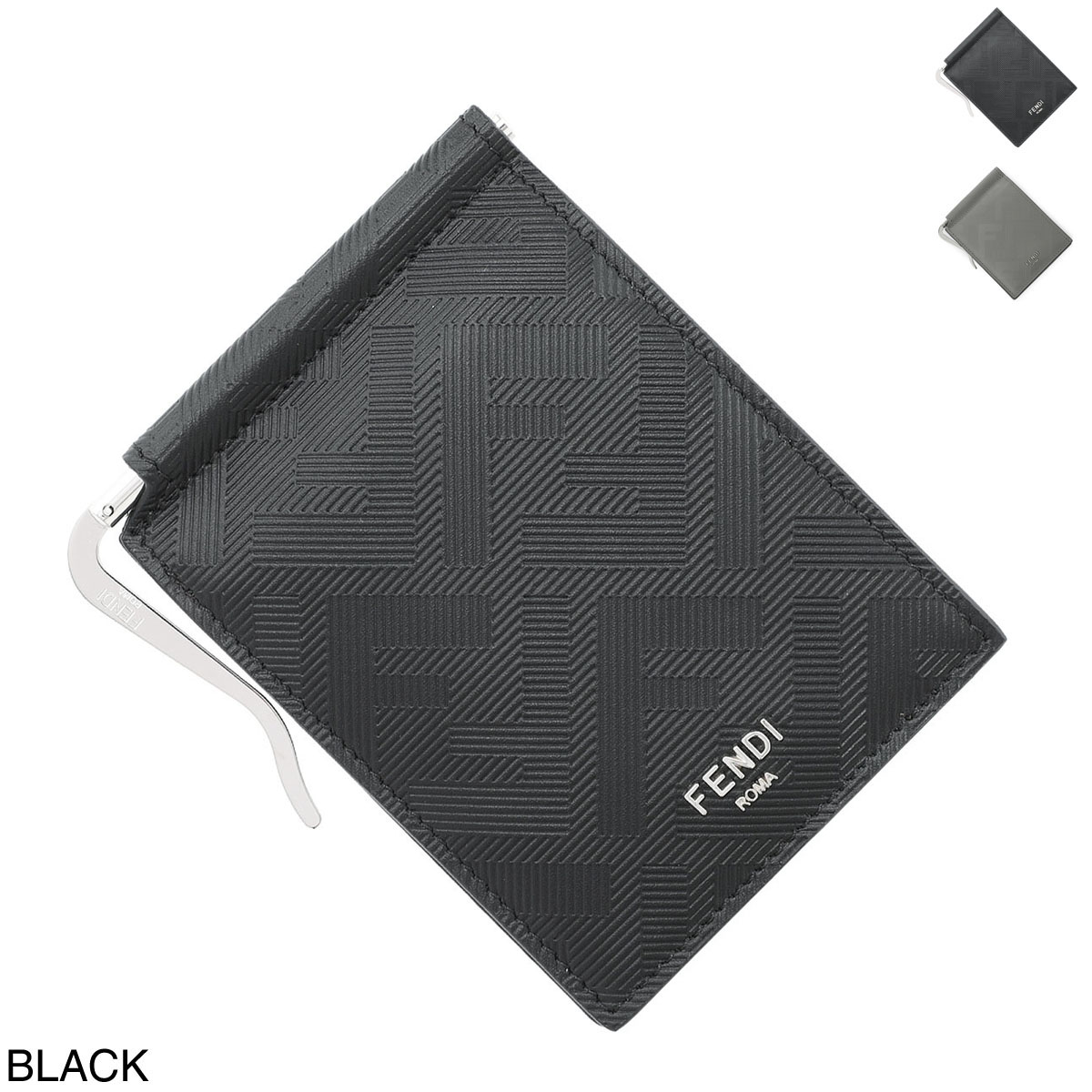 楽天市場】フェンディ FENDI マネークリップ メンズ 7m0281 ajf4 f19kp