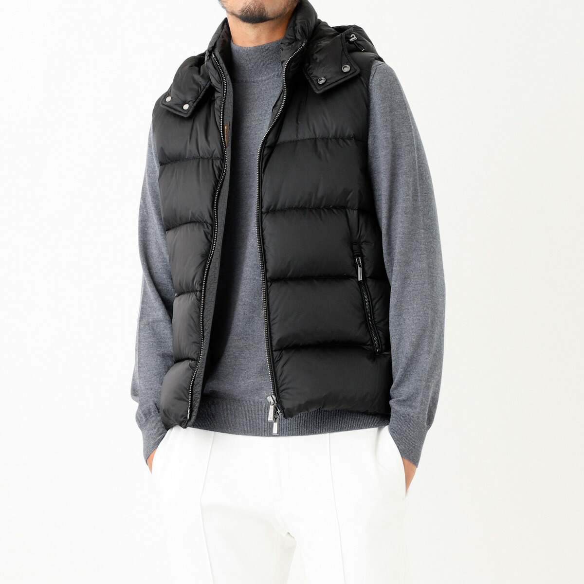 楽天市場】ムーレー MOORER ダウンベスト メンズ 大きいサイズあり