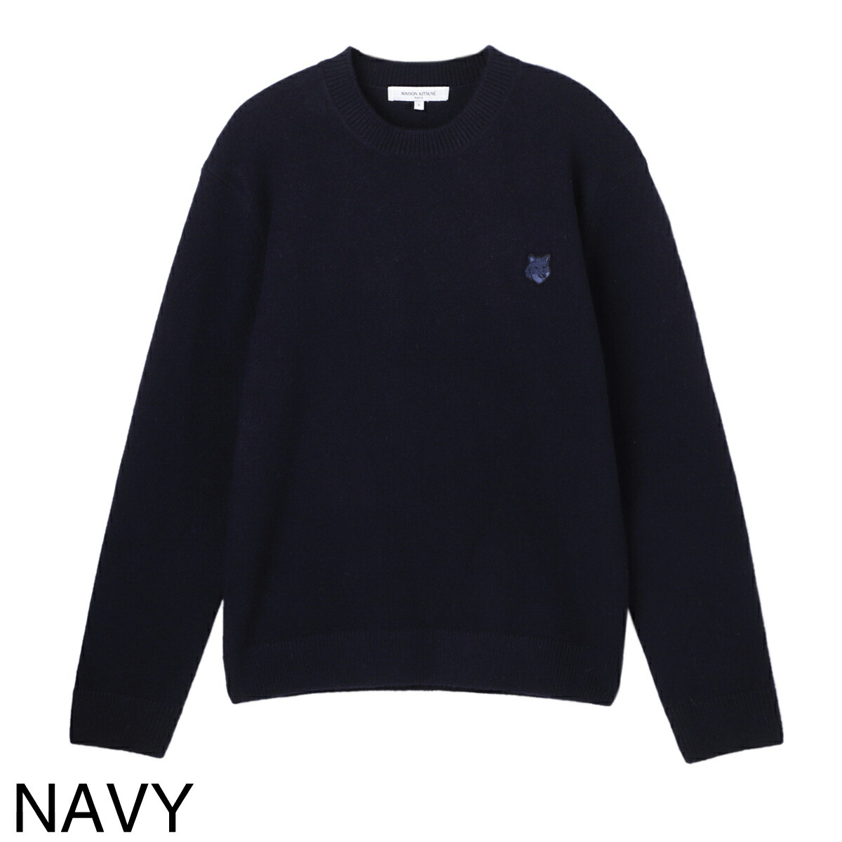 楽天市場】メゾンキツネ MAISON KITSUNE クルーネックニット メンズ