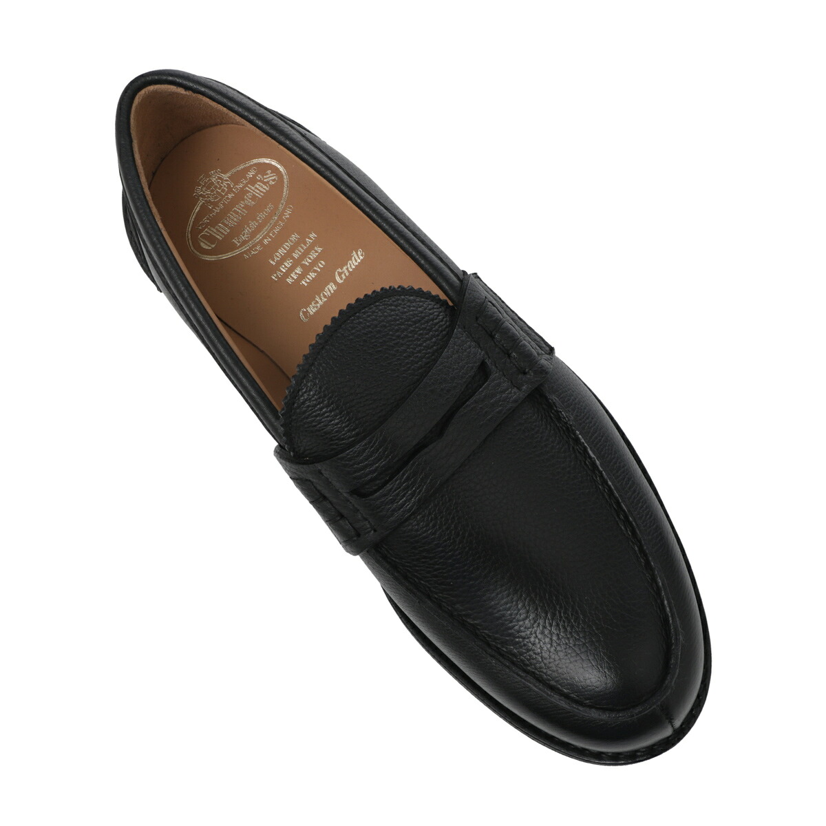 楽天市場】チャーチ Church's ローファー コインローファー ブラック