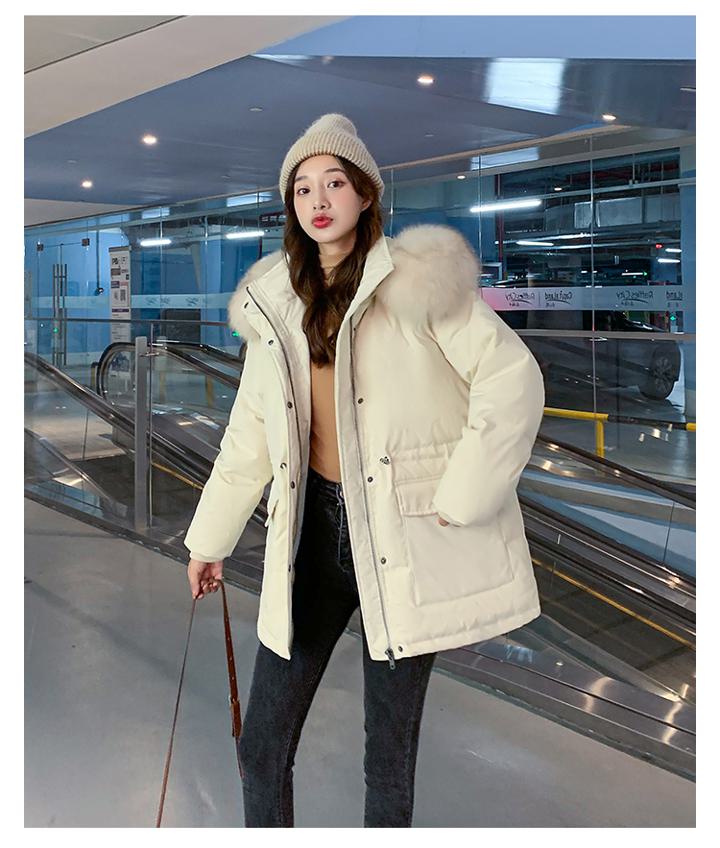 楽天市場】ファーフード付き ダウンジャケット ダウンコート ダウン