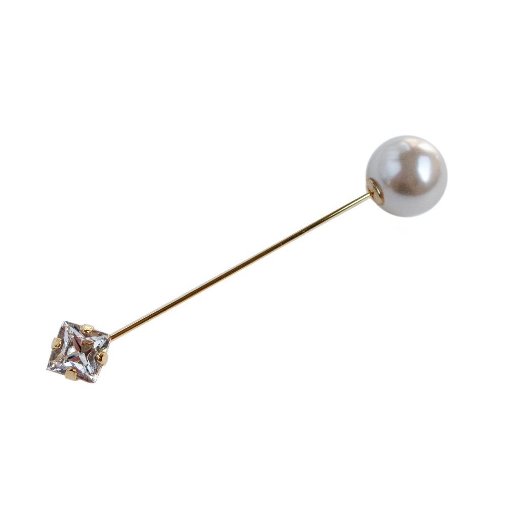 楽天市場】【スーパーセール！】 ブローチ パール ピン 日本製 K18GP