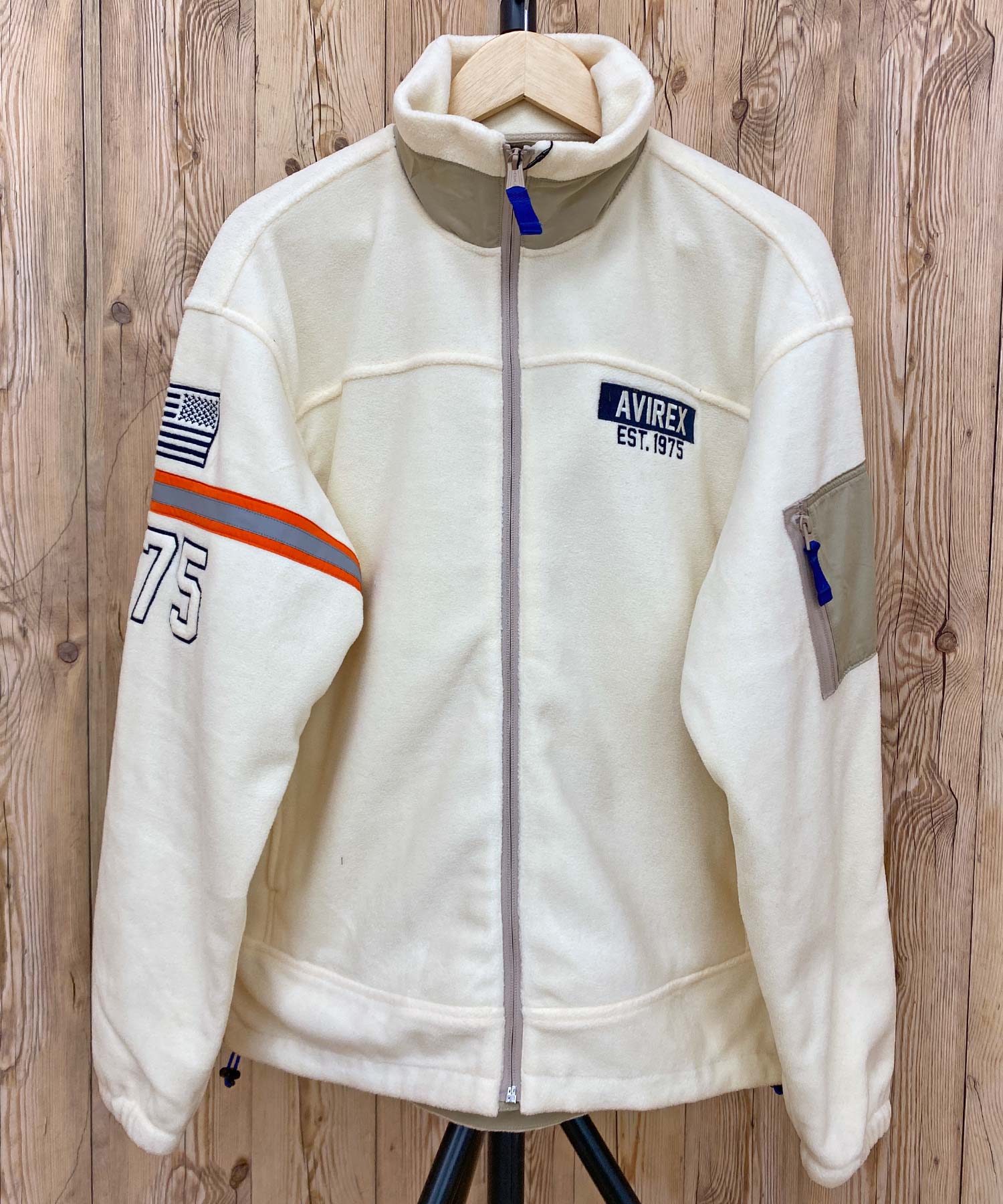 楽天市場】送料無料 AVIREX アビレックス リフレクトライン フリース