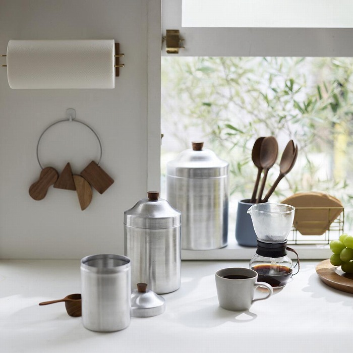 楽天市場】キャニスター M アルミ レトロ ノスタルジックなアルミの