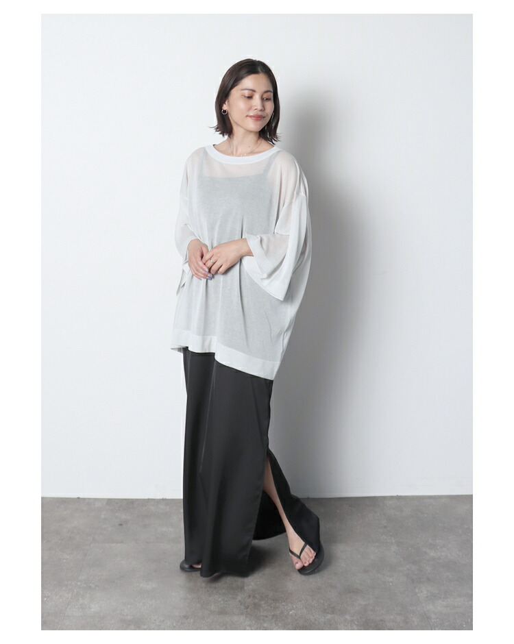 楽天市場】シアーニットトップス ※8月4日20時ダークブラウン再販いたし