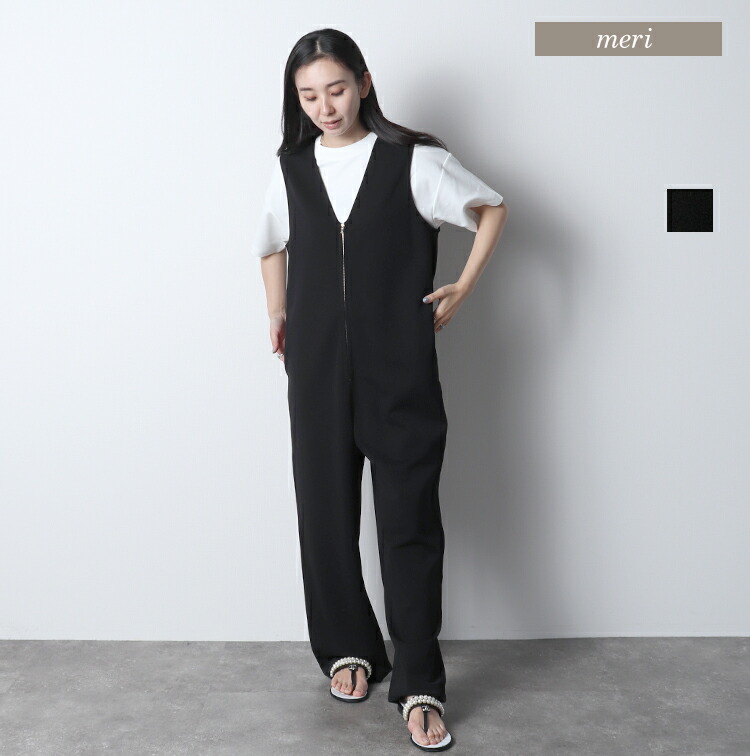 楽天市場】フロントジップ オールインワン ※9月1日20時ブラック再販