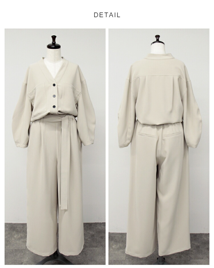 楽天市場】Vネックオールインワン : MERI