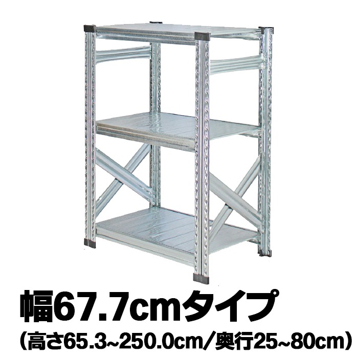 楽天市場】メタルシステム【幅67.7cmシリーズ】SUPER123 スチール