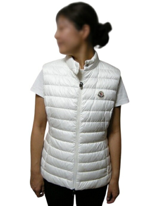 楽天市場】モンクレール ダウン ベスト（カラーホワイト）（レディース