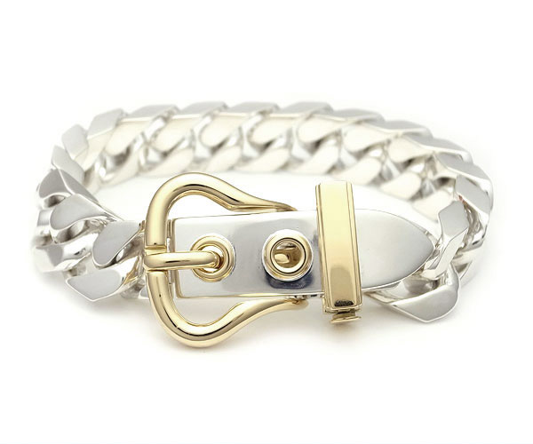 楽天市場】【緑屋質屋】エルメス ブックルセリエブレスレット GMサイズ