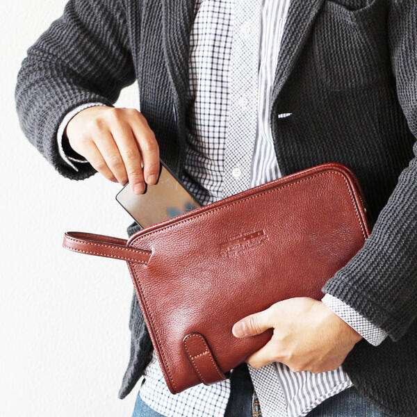 楽天市場】セカンドバッグ クラッチバッグ シボ 革 牛革 本革 ラガード