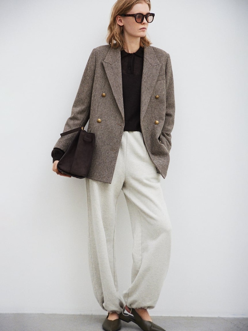 楽天市場】チェック金釦ダブルブレストロングブレザー Mila Owen ミラ