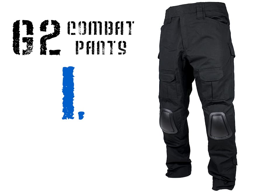 楽天市場】G2 コンバットパンツ L-size BK◇ブラック タクティカル