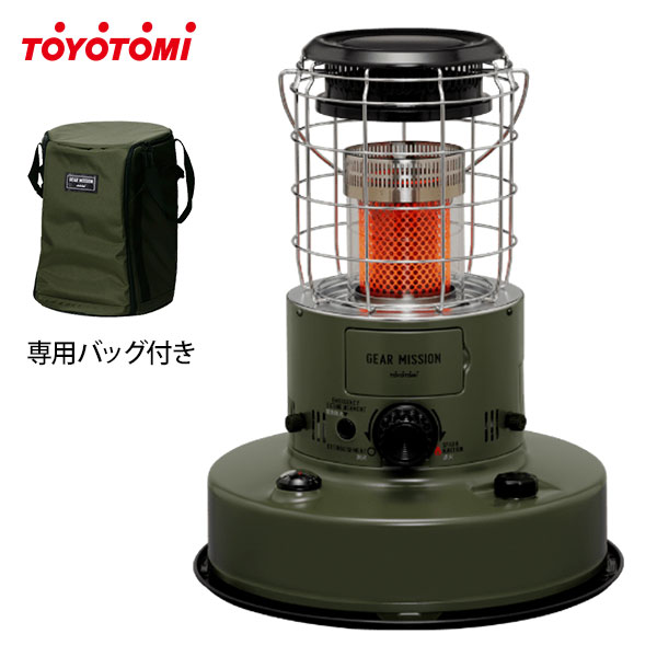 楽天市場】トヨトミ 赤熱対流形 石油ストーブ RR-GER25(G) オリーブ