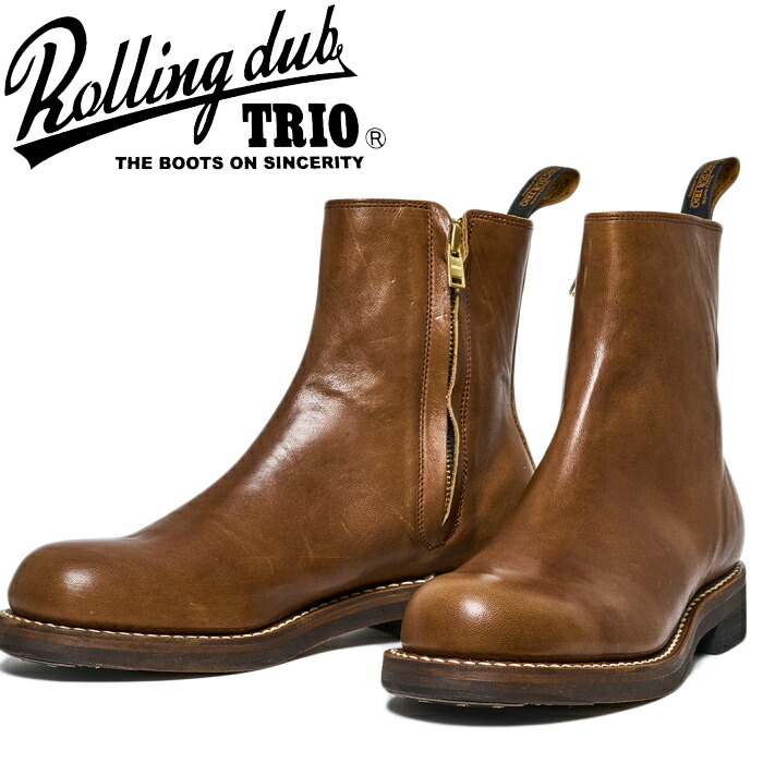 楽天市場】ROLLING DUB TRIO CASPER HORSEHIDE BROWN ローリングダブ