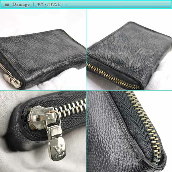 楽天市場】Louis Vuitton ルイヴィトン ダミエ グラフィットジッピー