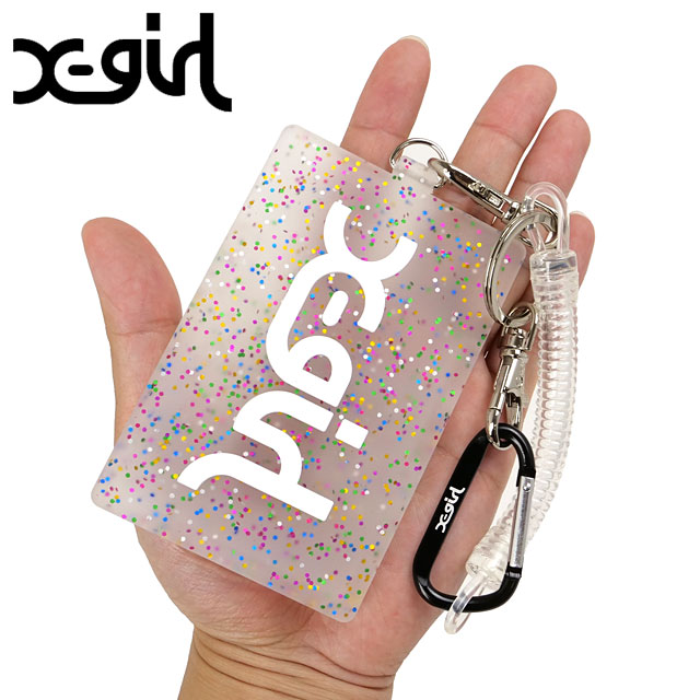 楽天市場】エックスガール X-girl ミルズロゴ ラバーパスケース