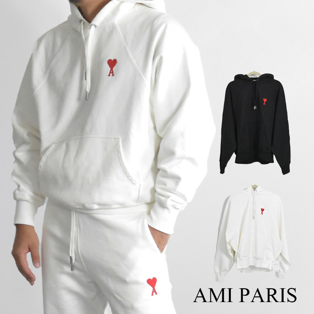 楽天市場】AMI PARIS アミ 長袖 パーカー ロゴ メンズ ブランド