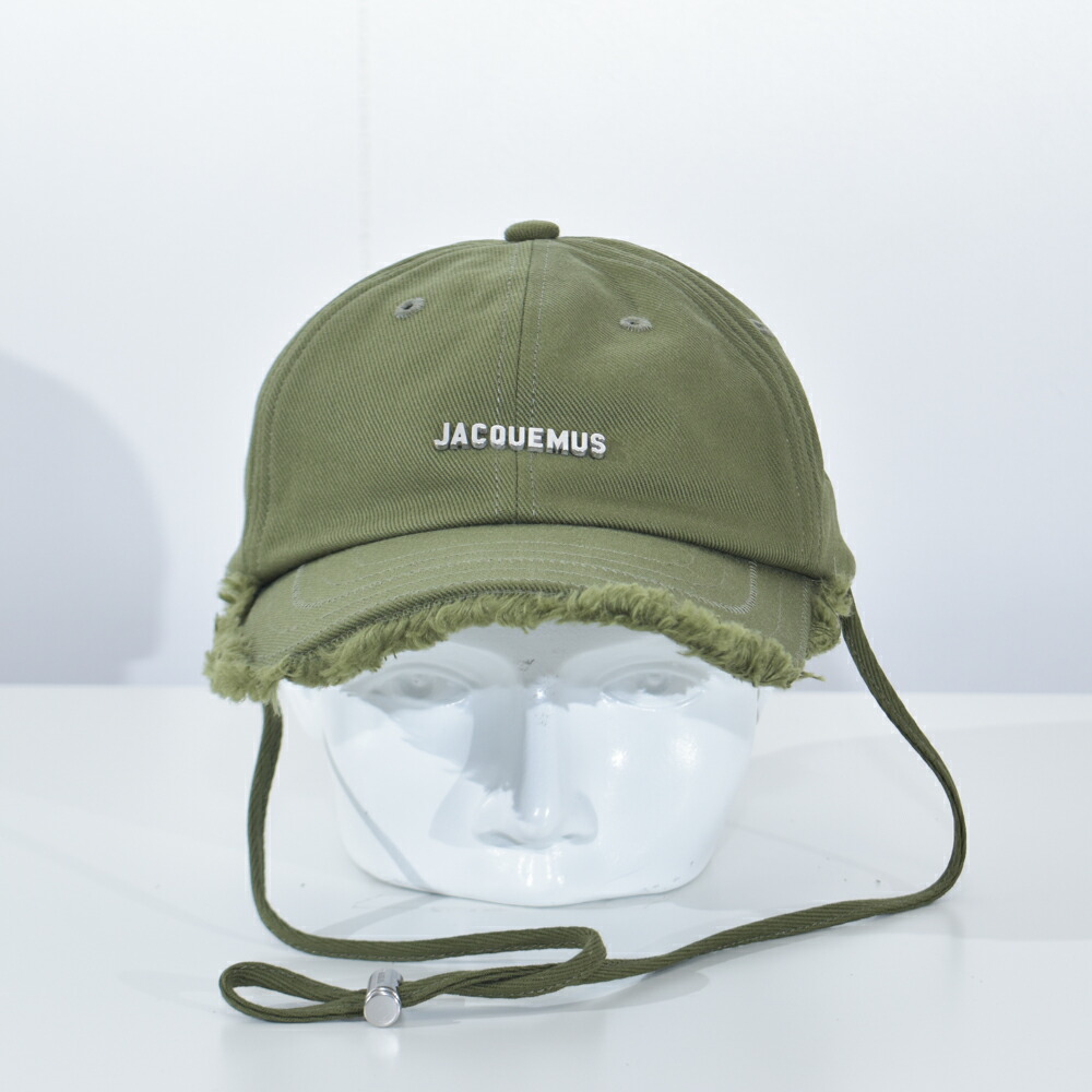 楽天市場】JACQUEMUS 帽子 キャップ 紐付 メンズ フリンジ ジャック