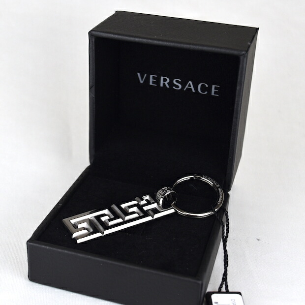 楽天市場】ヴェルサーチ VERSACE キーリング メンズ ブランド シルバー