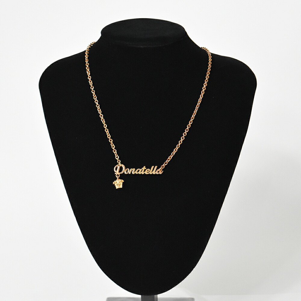 楽天市場】ヴェルサーチ ネックレス ゴールド 筆記体 ドナテラ ミニ