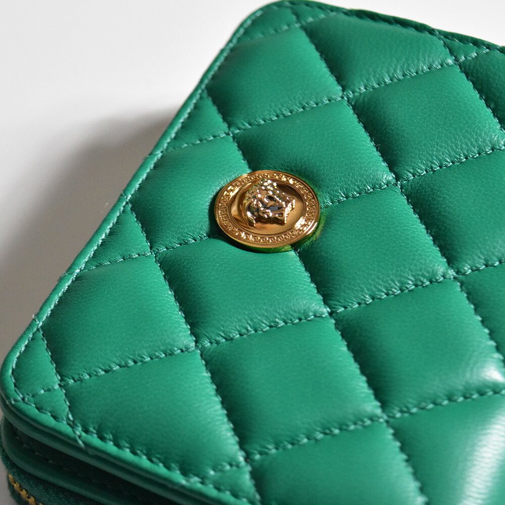 楽天市場】ヴェルサーチ 財布 二つ折り レディース ラウンドジップ