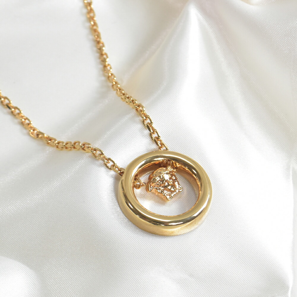 楽天市場】ヴェルサーチ ネックレス グレカ リング メデューサ