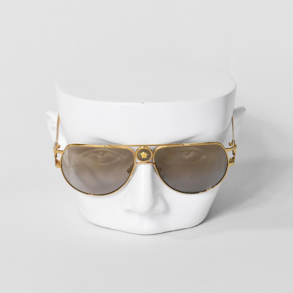 楽天市場】ヴェルサーチ サングラス メンズ ブランド メタル ゴールド