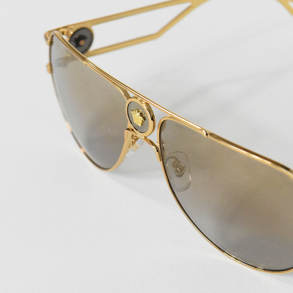 楽天市場】ヴェルサーチ サングラス メンズ ブランド メタル ゴールド