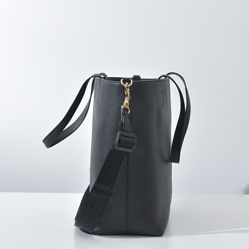 楽天市場】ヴェルサーチ トートバッグ 本革 ブラック メンズ