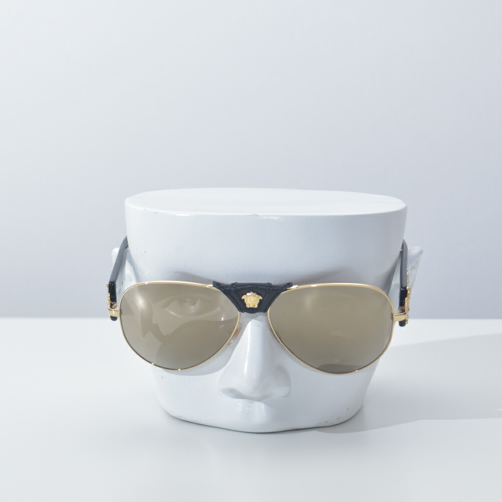 楽天市場】ヴェルサーチ サングラス メデューサ ブラック メンズ