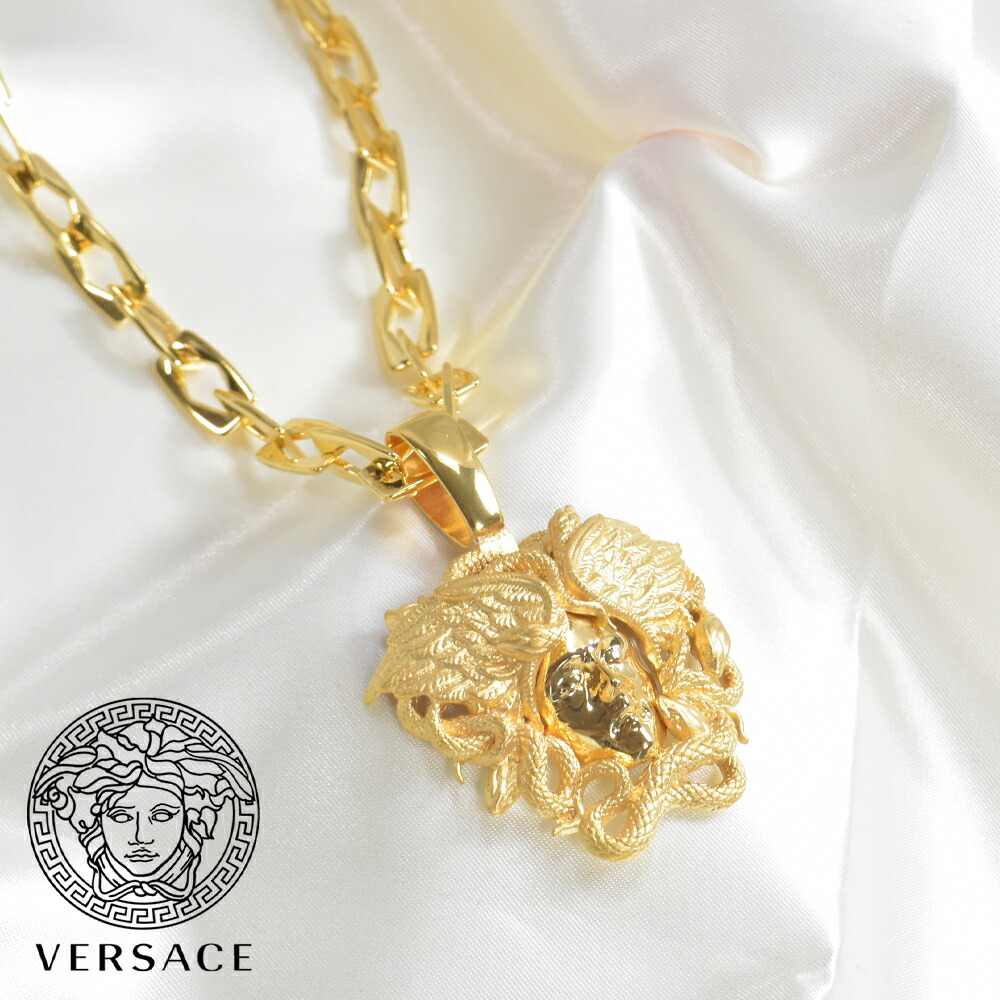 楽天市場】ヴェルサーチ VERSACE ネックレス BIGメデューサ メンズ