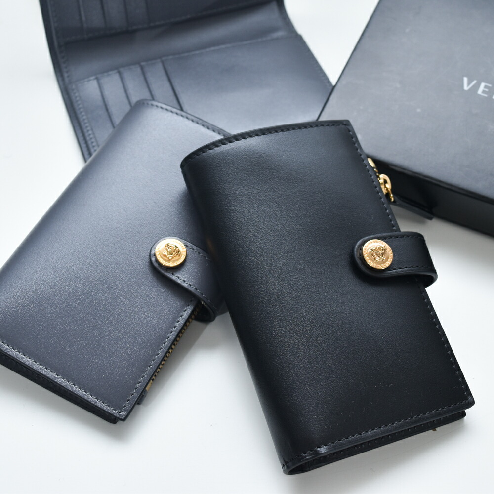 楽天市場】ヴェルサーチ 二つ折り財布 小銭入れ付き メデューサ ロゴ