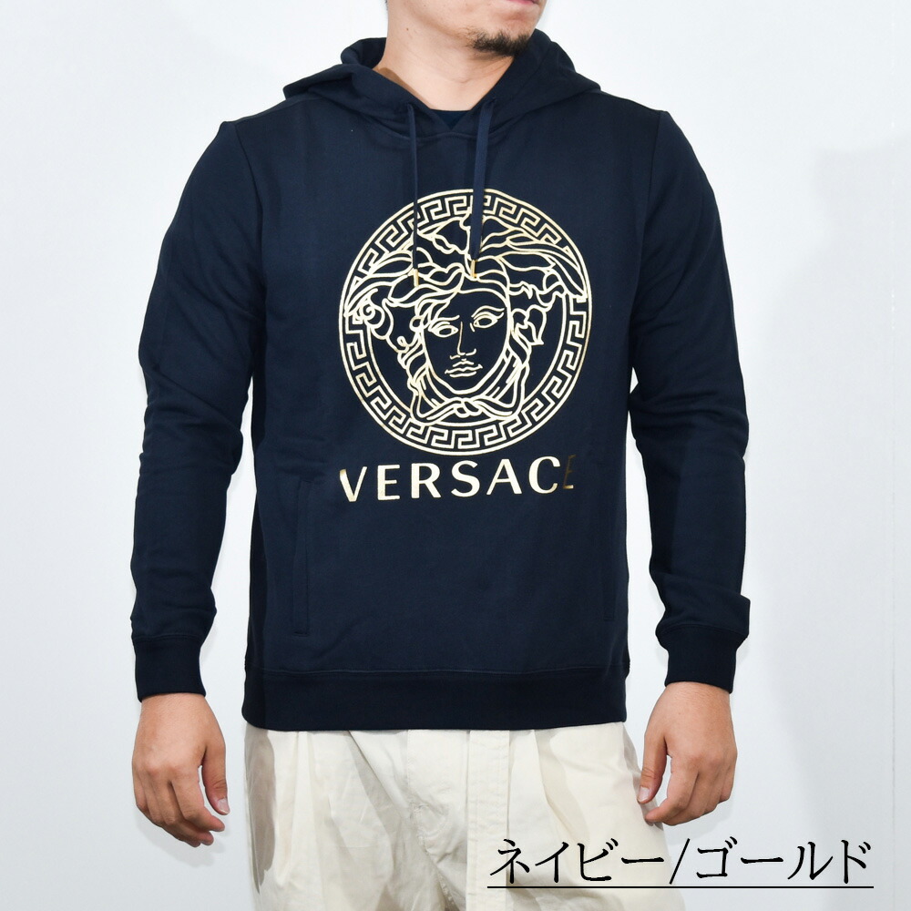 楽天市場】ヴェルサーチ パーカー メデューサ メンズ VERSACE フード
