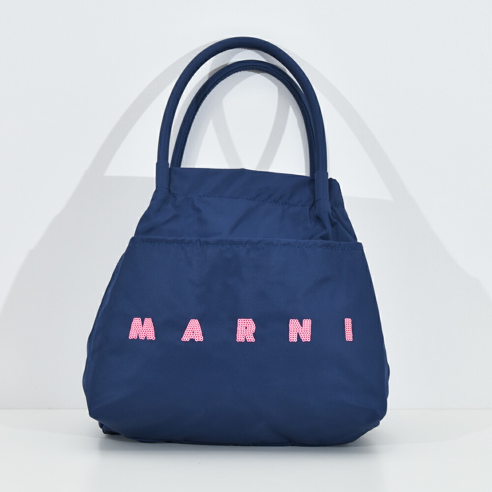 楽天市場】マルニ キッズ MARNI KIDS トートバッグ ロゴ ナイロン
