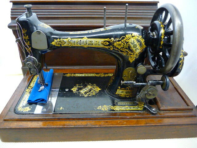 楽天市場】【中古】 シンガーミシン SINGER アンティーク ポータブル