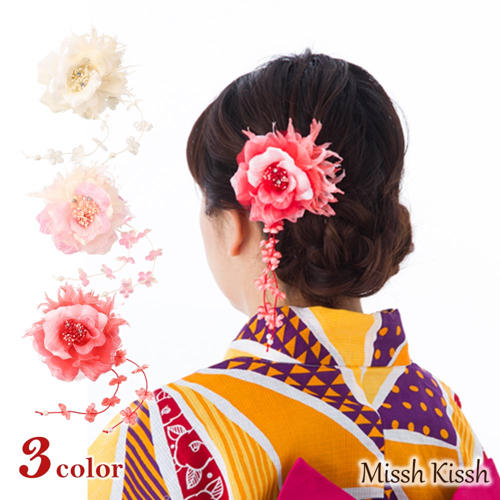 楽天市場】【クーポン利用で15％off!】髪飾り クリップ 和装 浴衣 成人