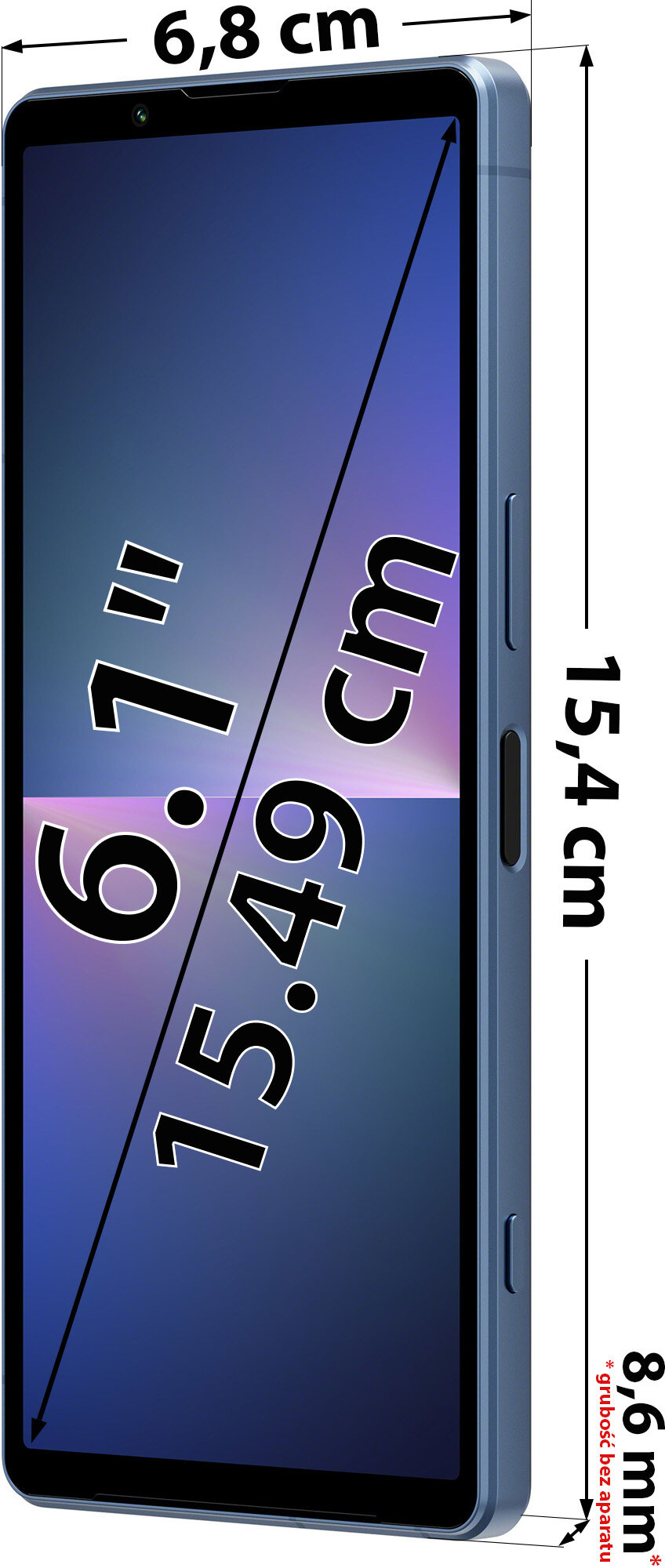 楽天市場】Sony Xperia 5 V XQ-DE72 Dual SIM 8GB RAM 256GB 5G 青