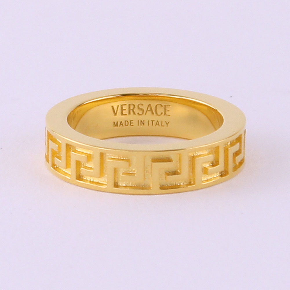 楽天市場】ヴェルサーチェ 指輪 リング フラットバンド VERSACE